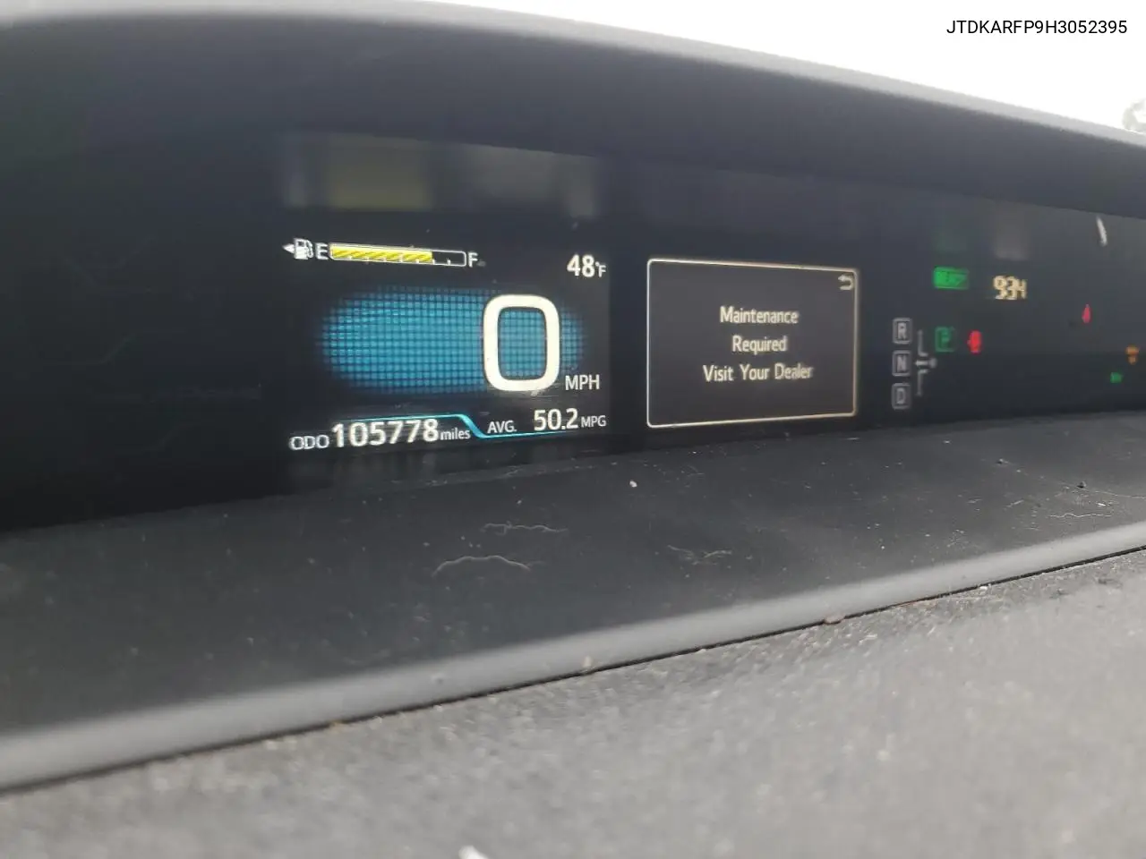 JTDKARFP9H3052395 2017 Toyota Prius Prime