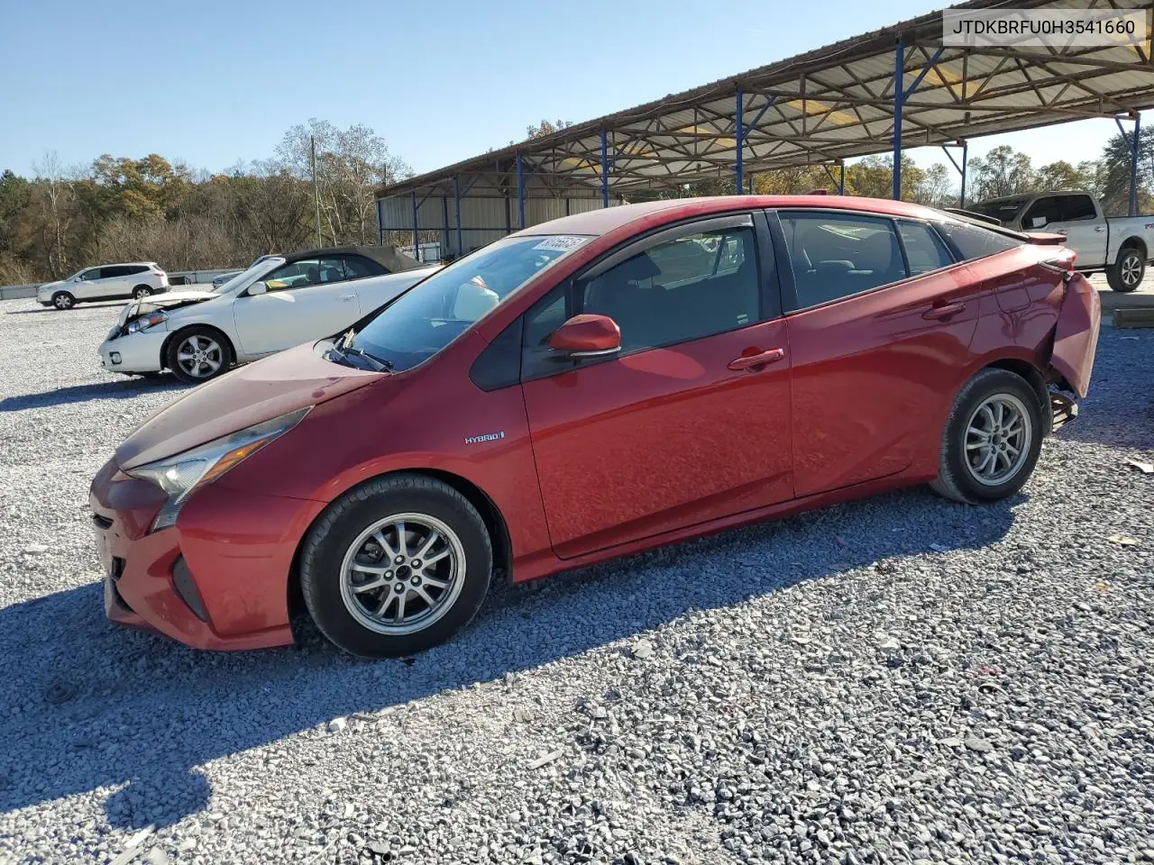 JTDKBRFU0H3541660 2017 Toyota Prius