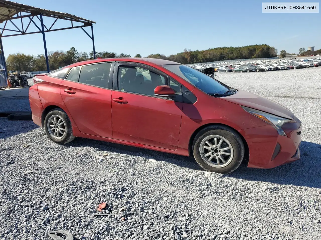 JTDKBRFU0H3541660 2017 Toyota Prius
