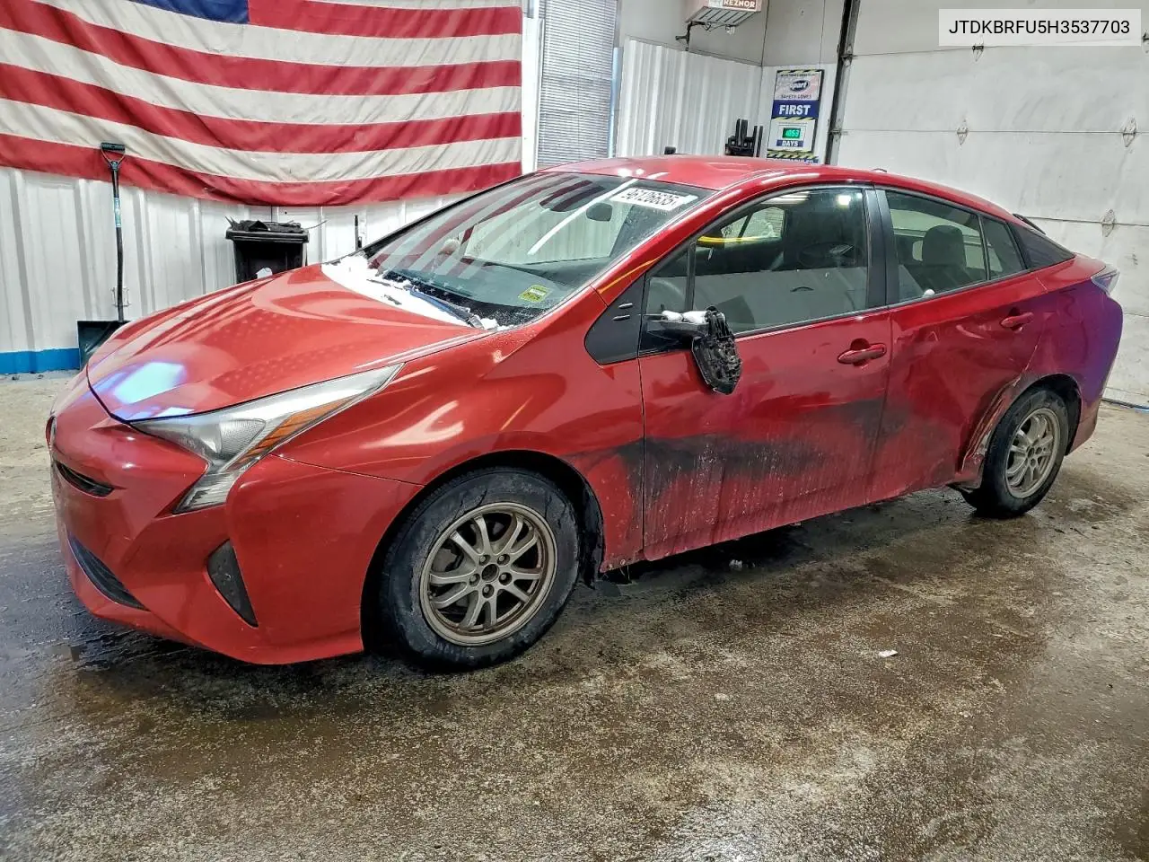JTDKBRFU5H3537703 2017 Toyota Prius