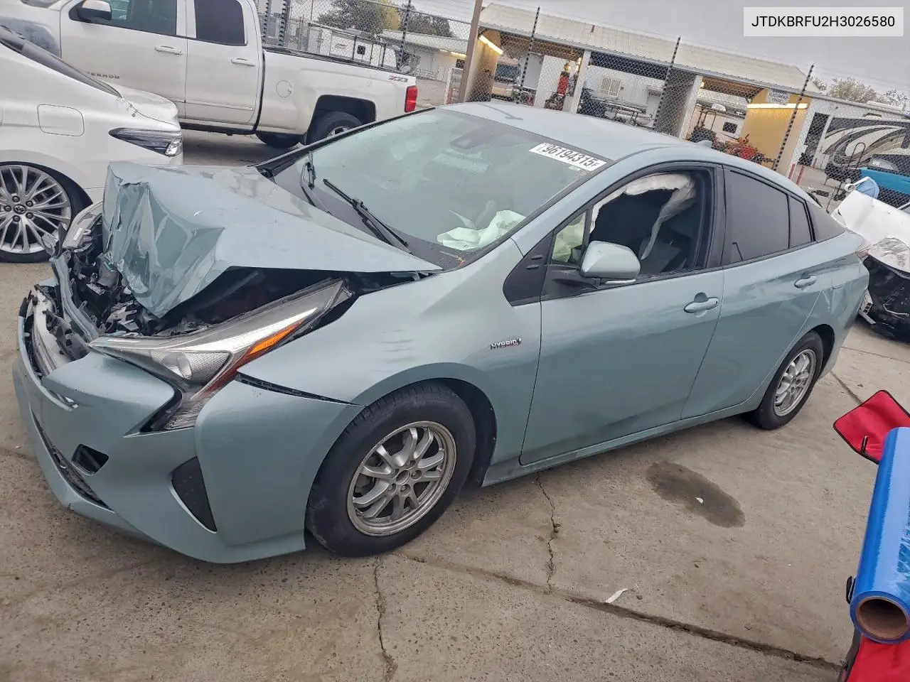 JTDKBRFU2H3026580 2017 Toyota Prius