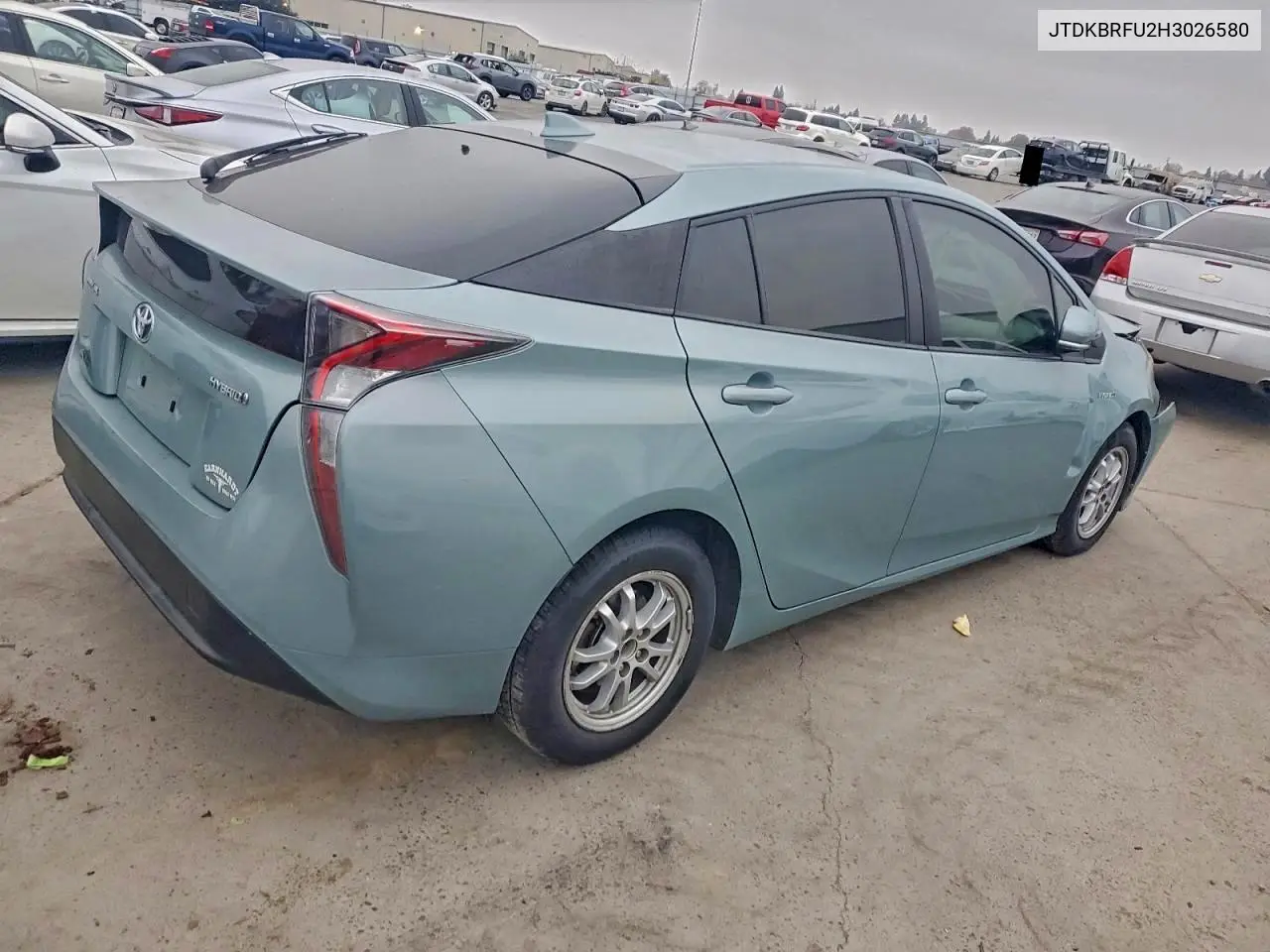 JTDKBRFU2H3026580 2017 Toyota Prius