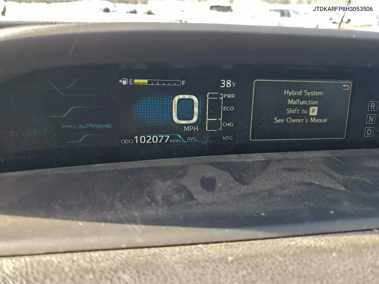 JTDKARFP8H3053506 2017 Toyota Prius Prime