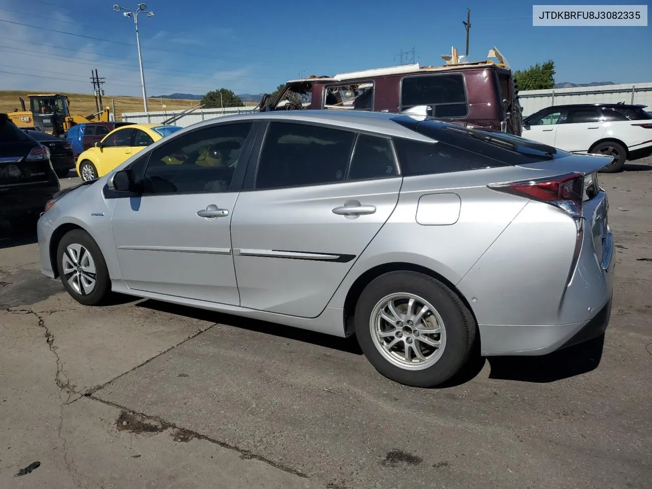 2018 Toyota Prius VIN: JTDKBRFU8J3082335 Lot: 69020374