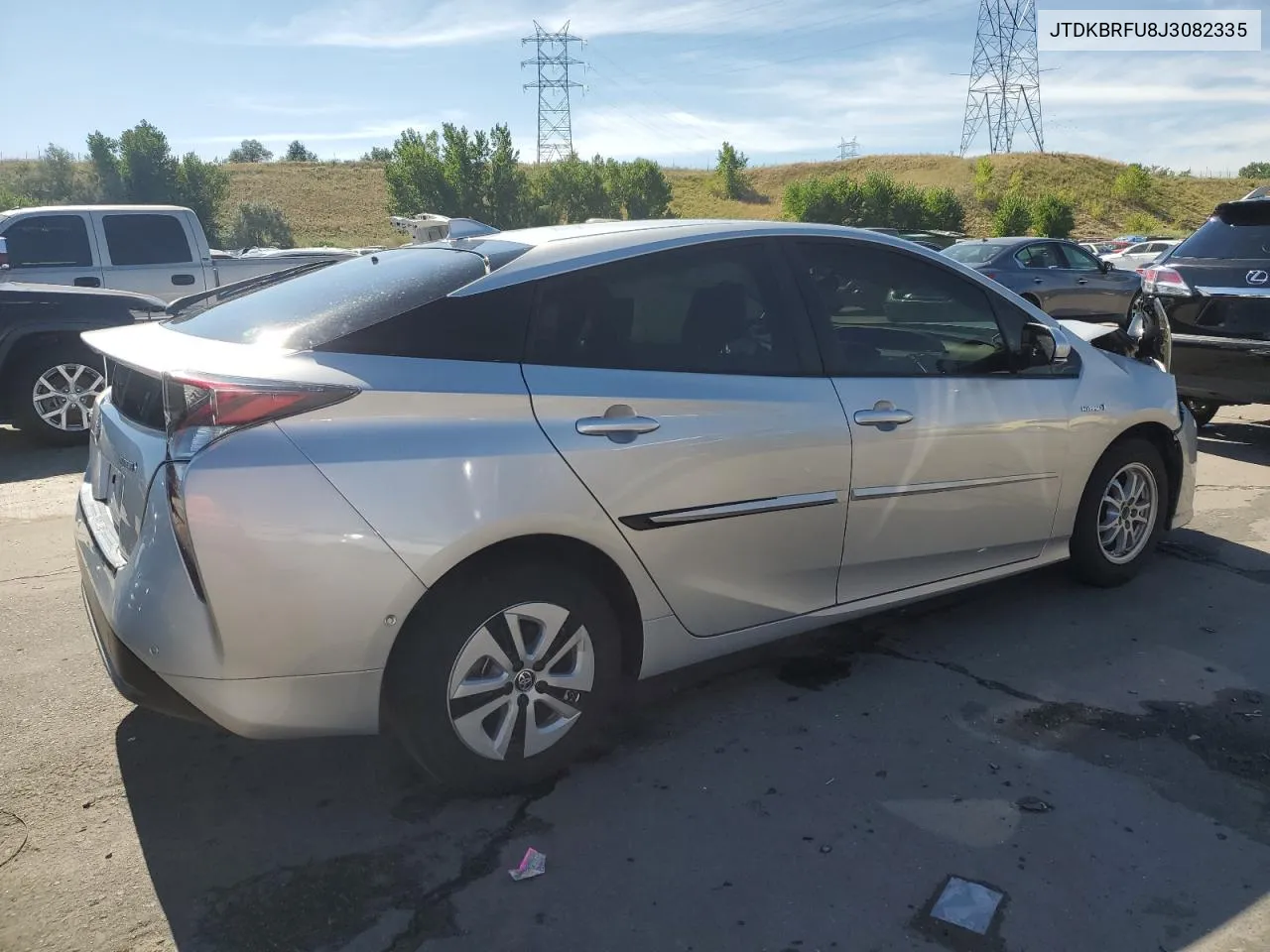 JTDKBRFU8J3082335 2018 Toyota Prius