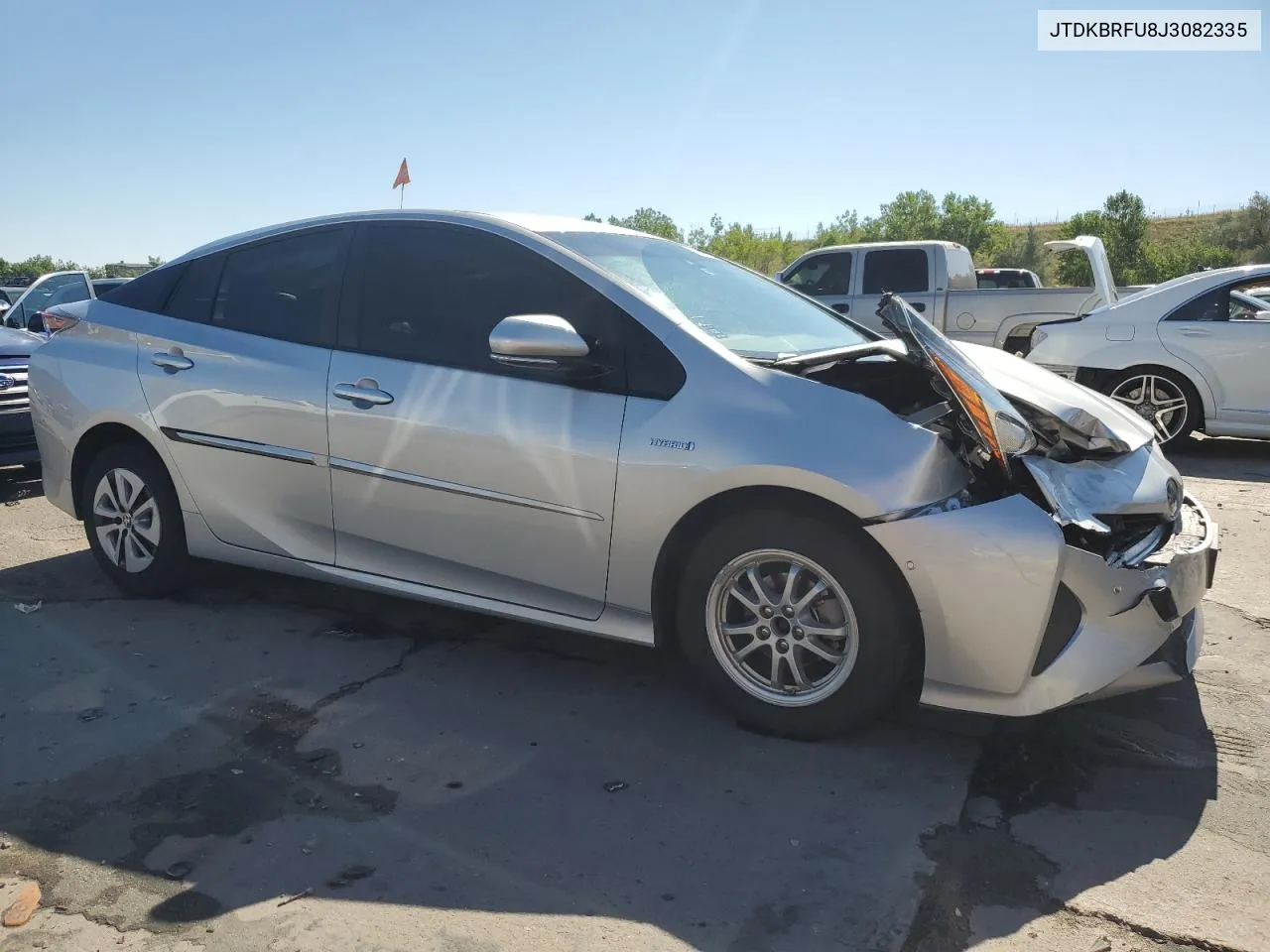 2018 Toyota Prius VIN: JTDKBRFU8J3082335 Lot: 69020374