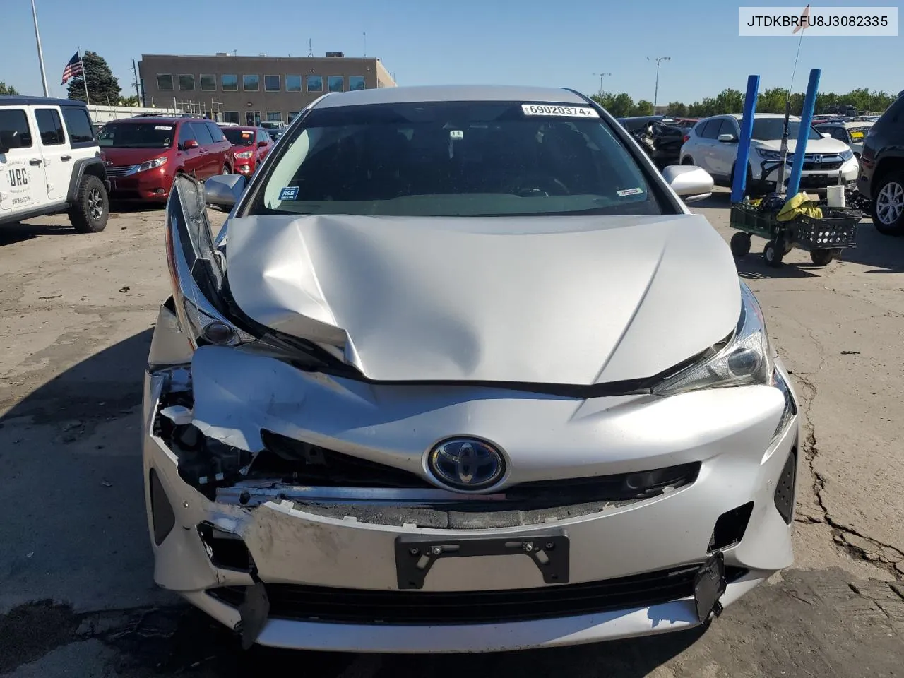 JTDKBRFU8J3082335 2018 Toyota Prius