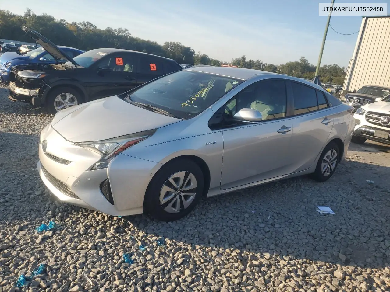 JTDKARFU4J3552458 2018 Toyota Prius