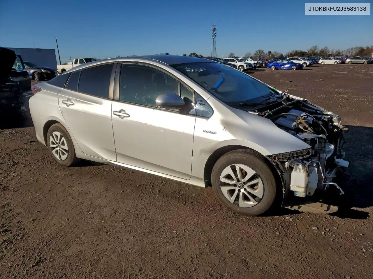 JTDKBRFU2J3583138 2018 Toyota Prius