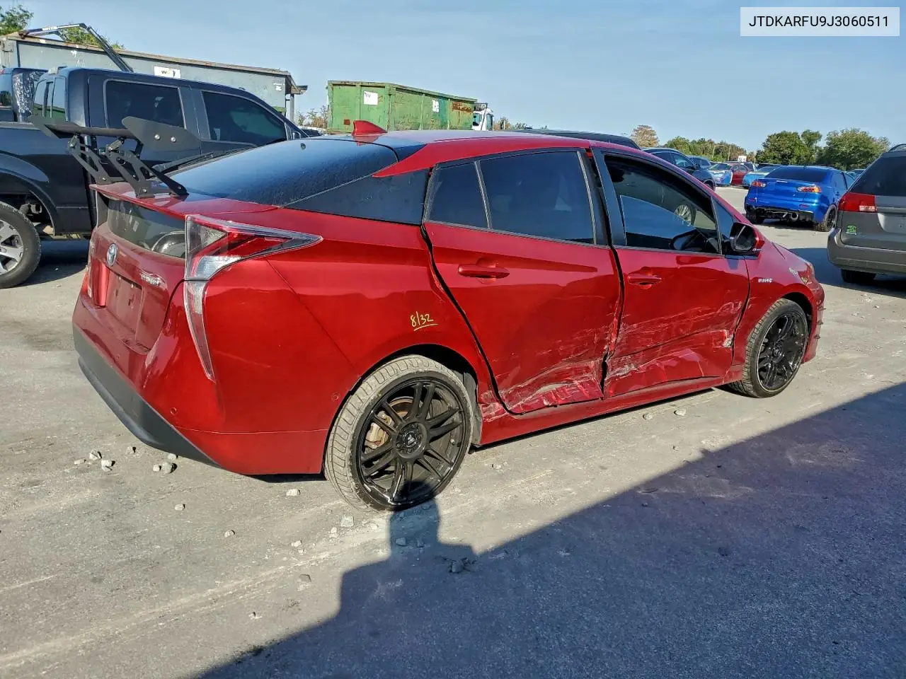 JTDKARFU9J3060511 2018 Toyota Prius