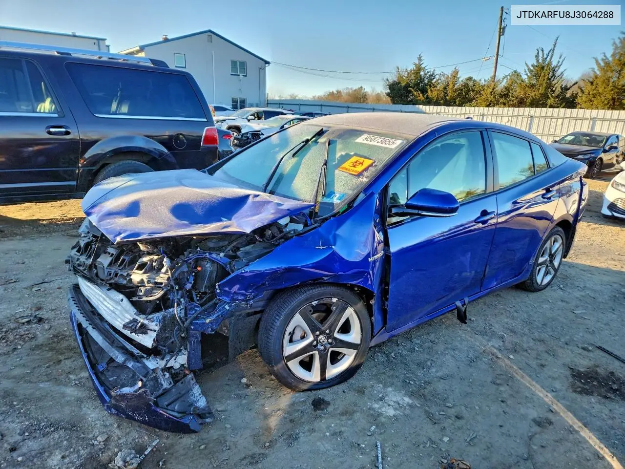 JTDKARFU8J3064288 2018 Toyota Prius