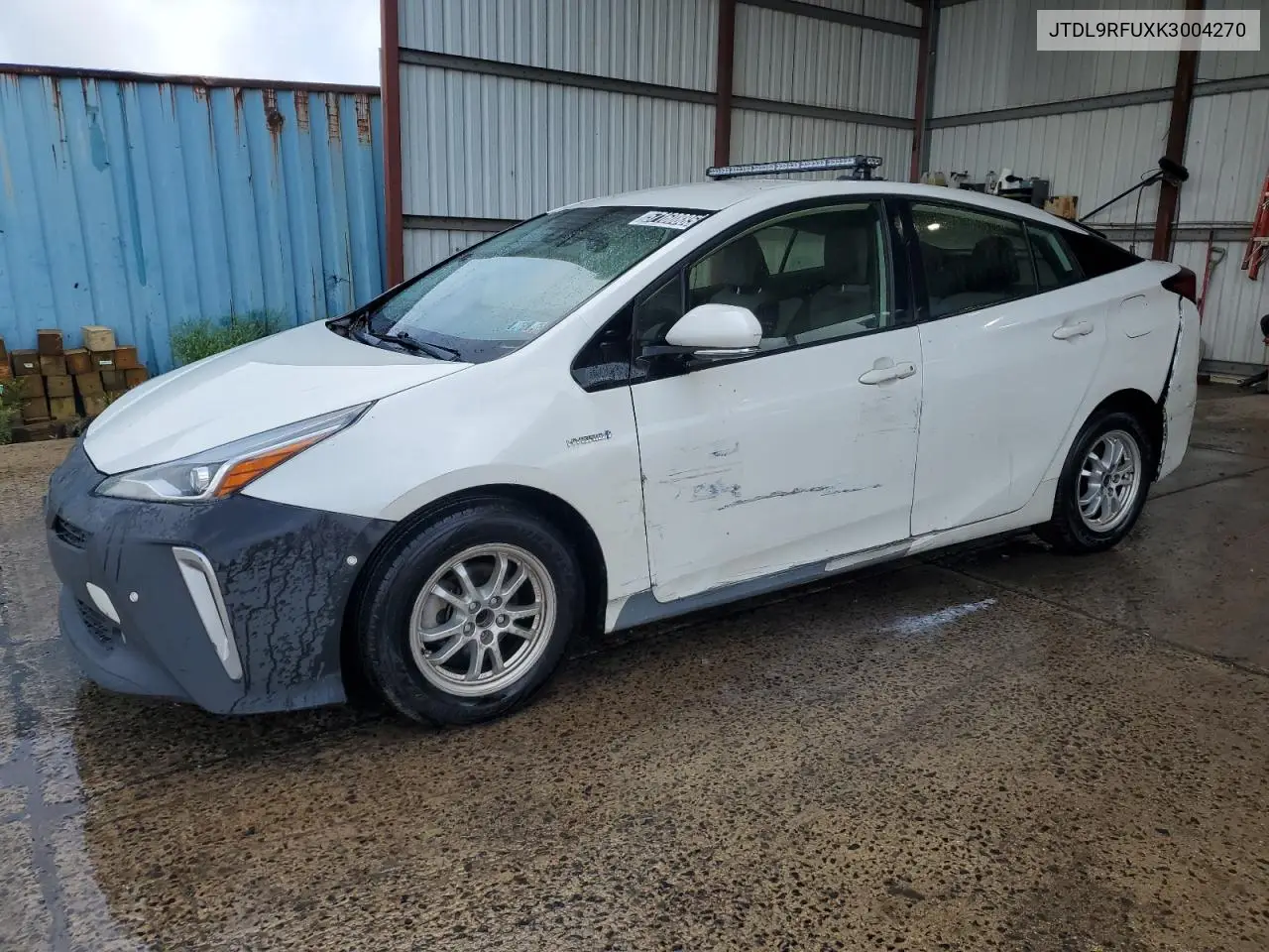 2019 Toyota Prius VIN: JTDL9RFUXK3004270 Lot: 57160885