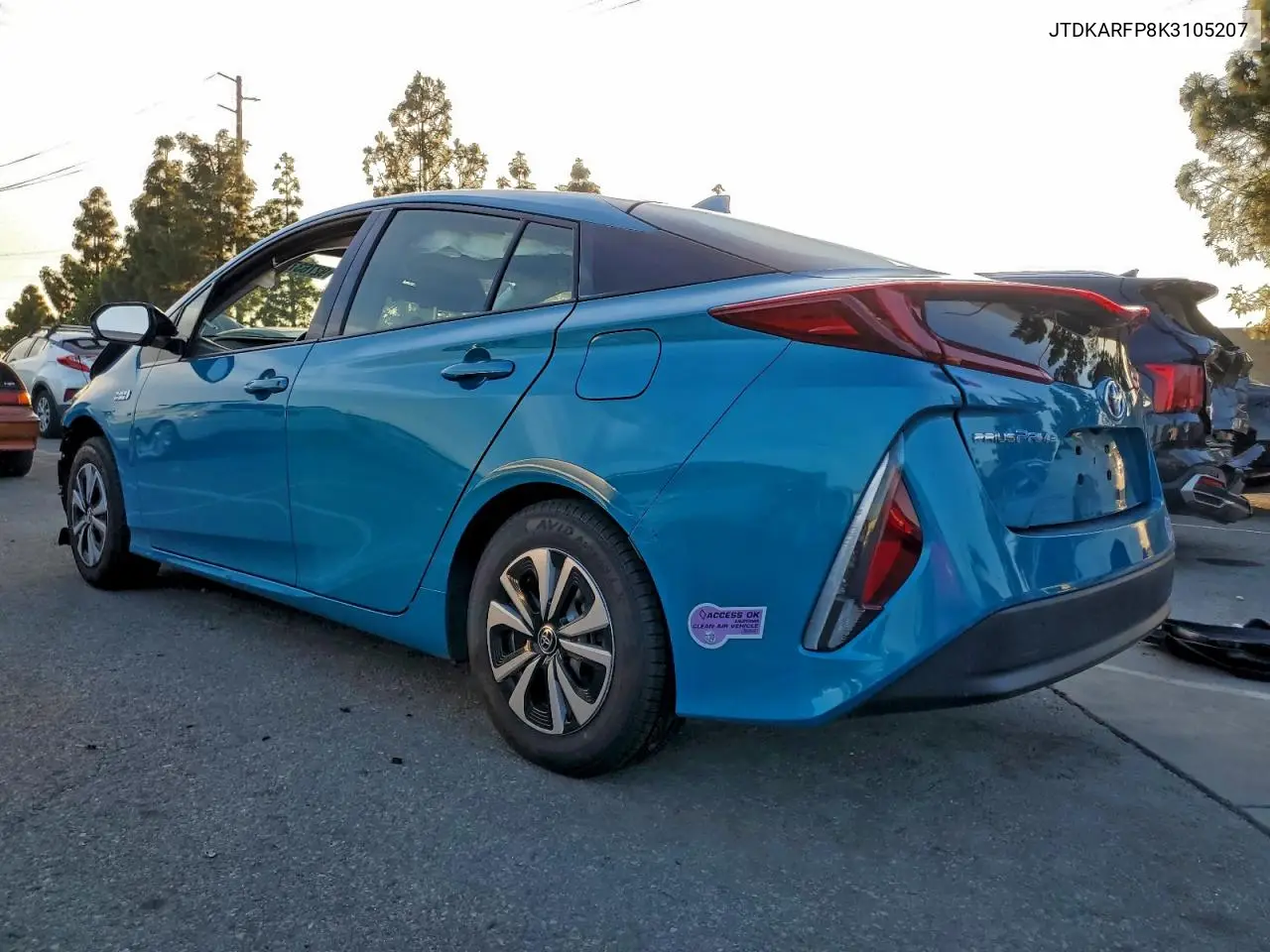 JTDKARFP8K3105207 2019 Toyota Prius Prime