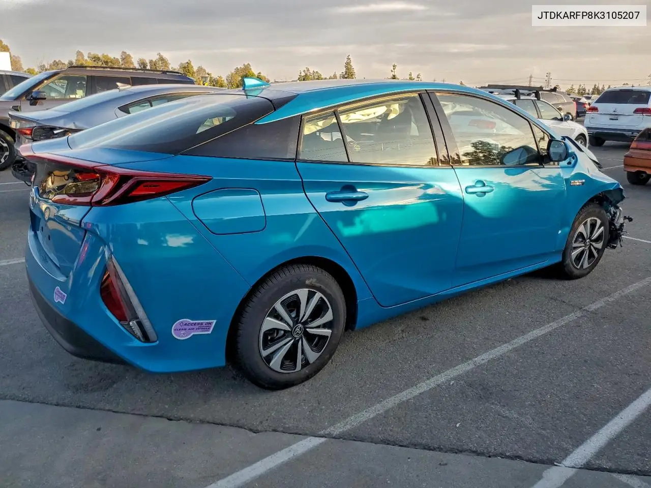 JTDKARFP8K3105207 2019 Toyota Prius Prime