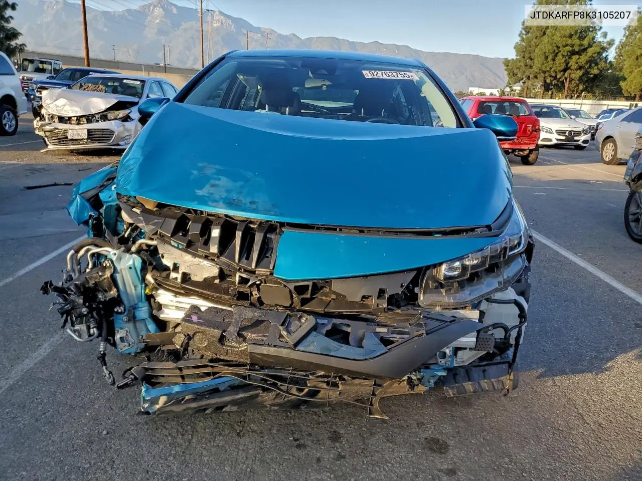 JTDKARFP8K3105207 2019 Toyota Prius Prime
