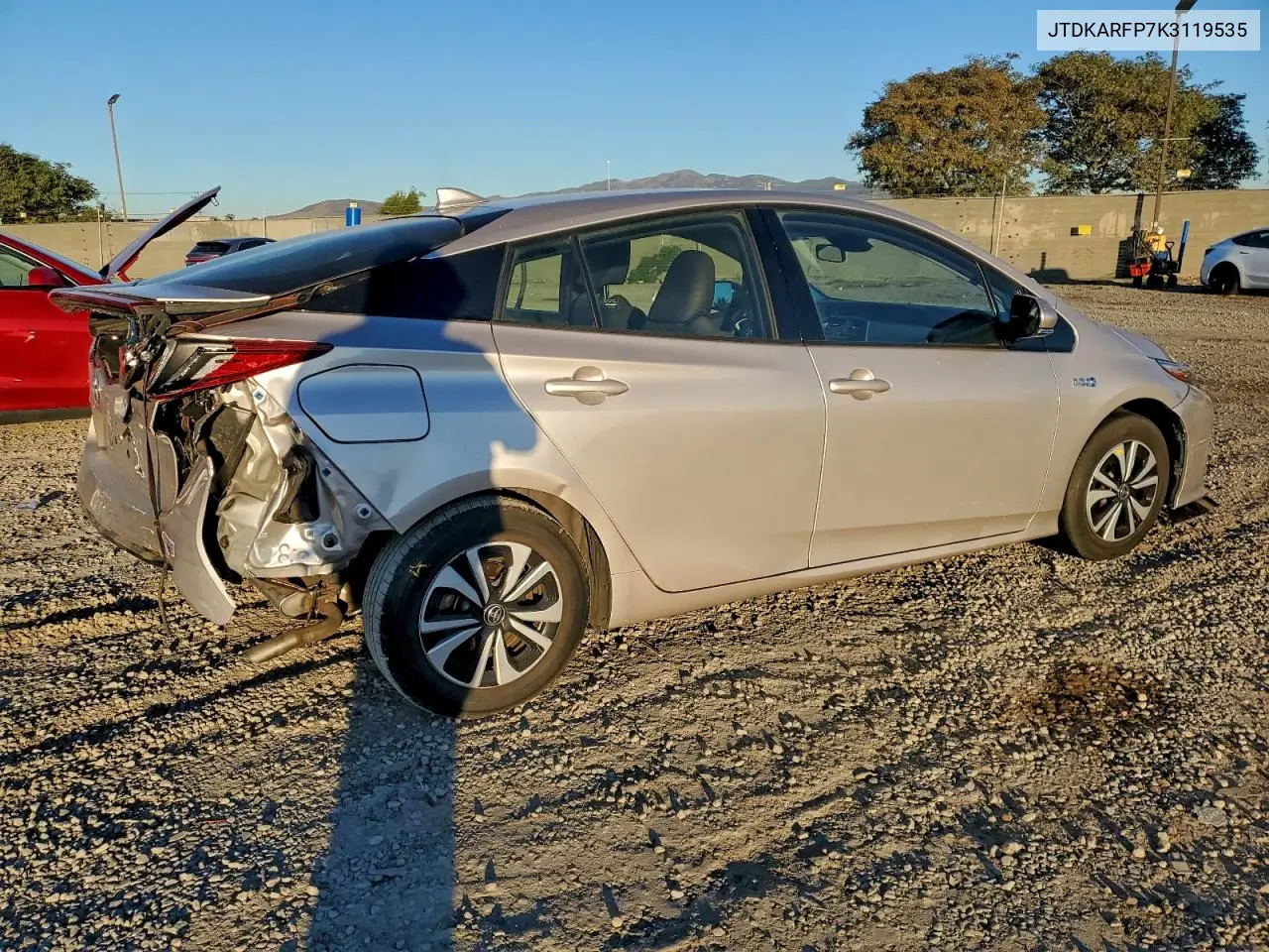 JTDKARFP7K3119535 2019 Toyota Prius Prime
