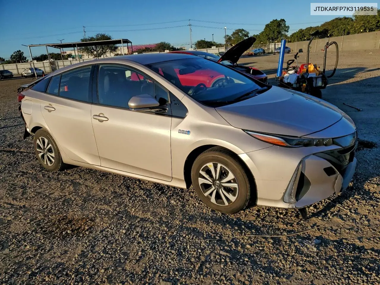 JTDKARFP7K3119535 2019 Toyota Prius Prime