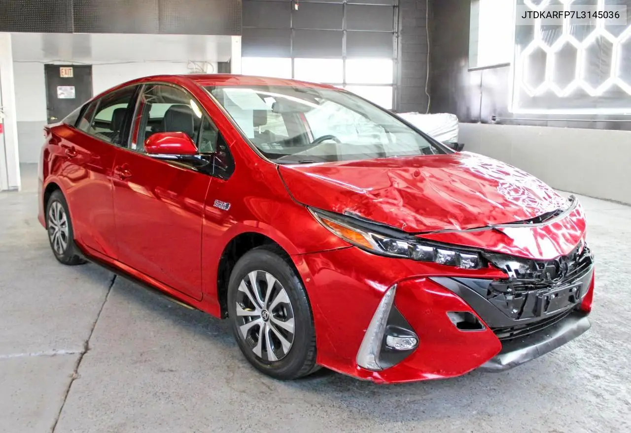JTDKARFP7L3145036 2020 Toyota Prius Prime Le
