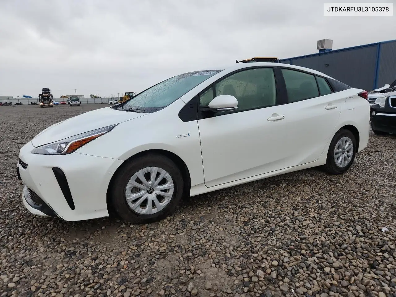 JTDKARFU3L3105378 2020 Toyota Prius L