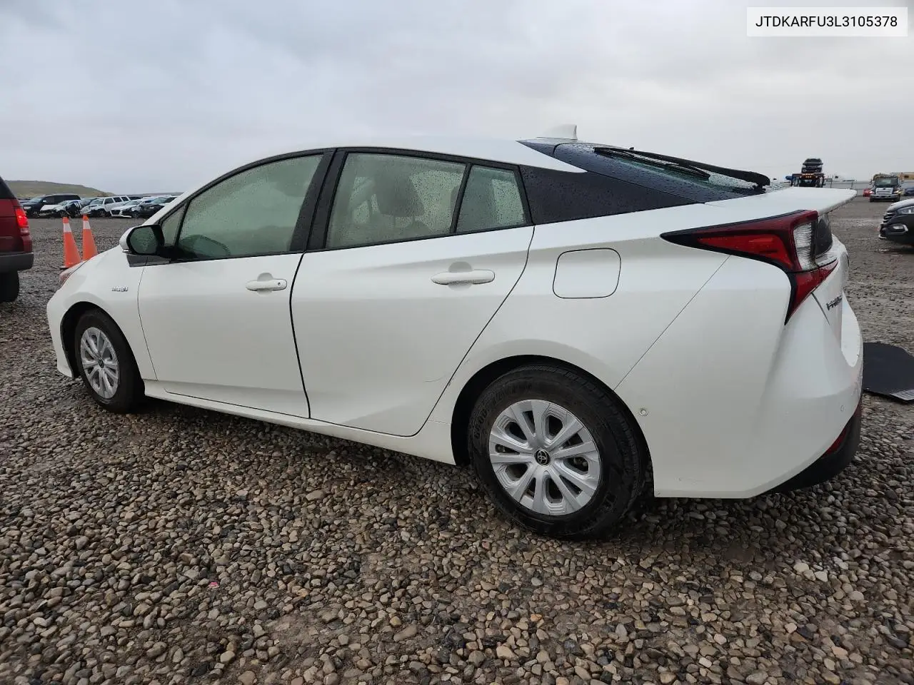 JTDKARFU3L3105378 2020 Toyota Prius L