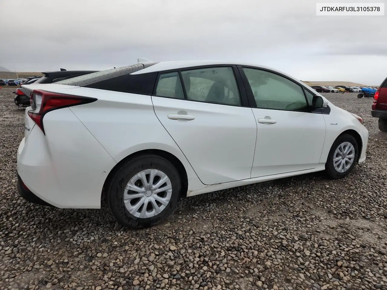 JTDKARFU3L3105378 2020 Toyota Prius L