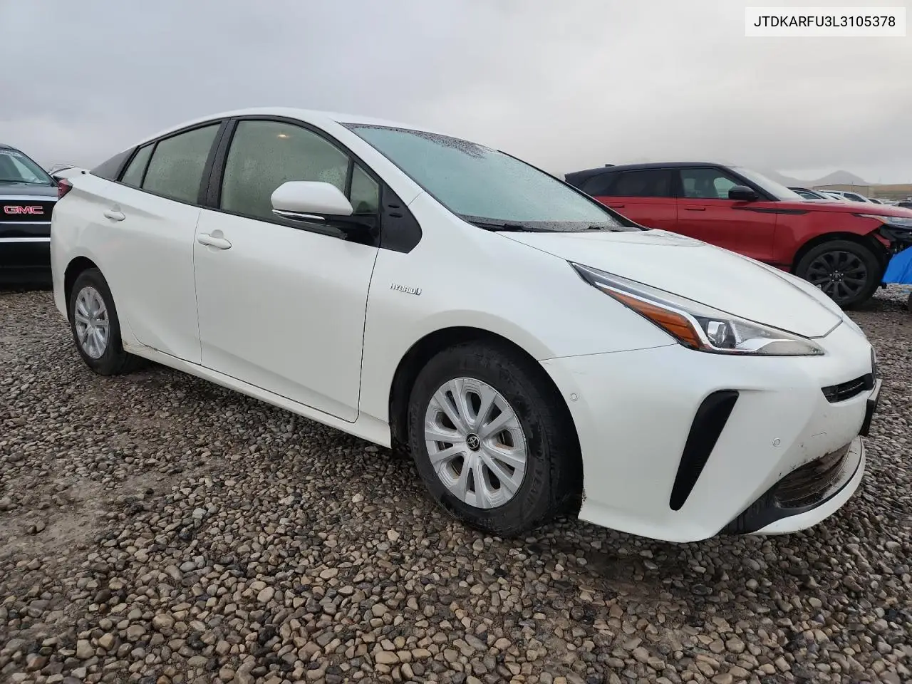 JTDKARFU3L3105378 2020 Toyota Prius L