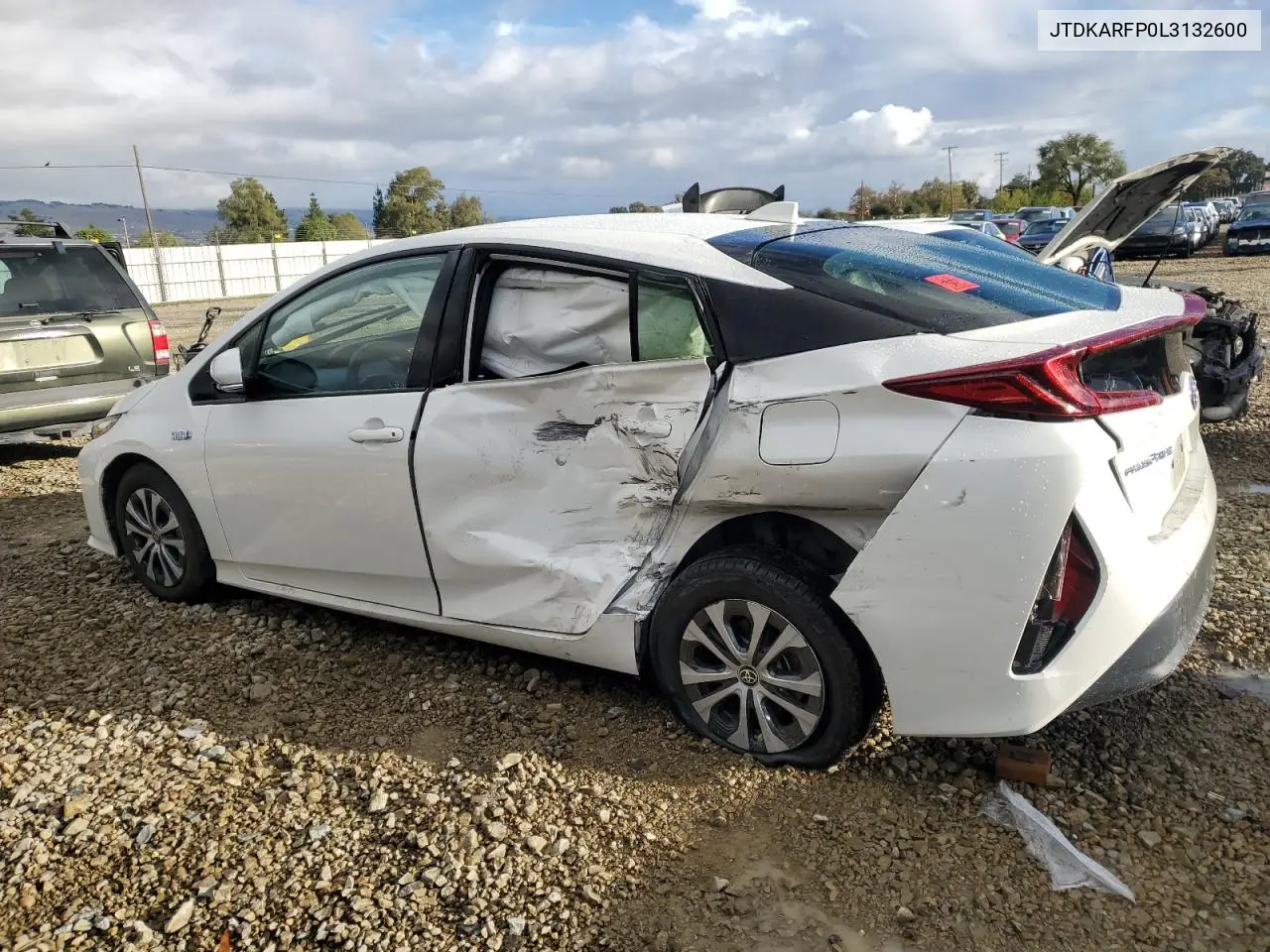 JTDKARFP0L3132600 2020 Toyota Prius Prime Le