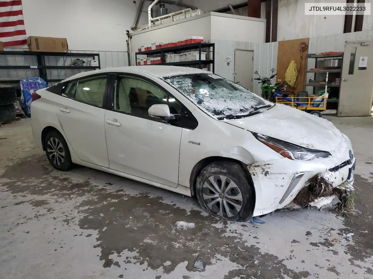 JTDL9RFU4L3022233 2020 Toyota Prius Le