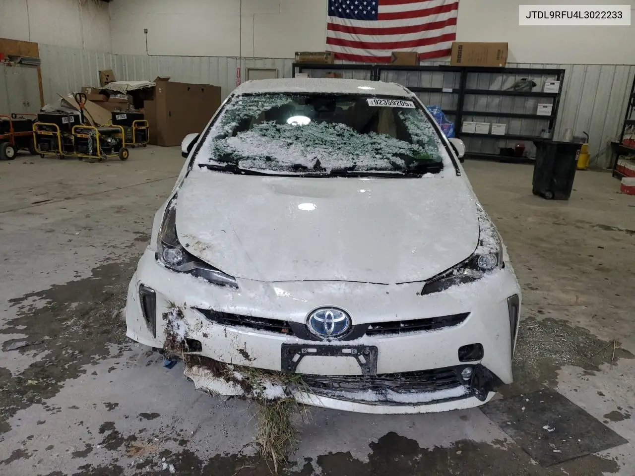 JTDL9RFU4L3022233 2020 Toyota Prius Le