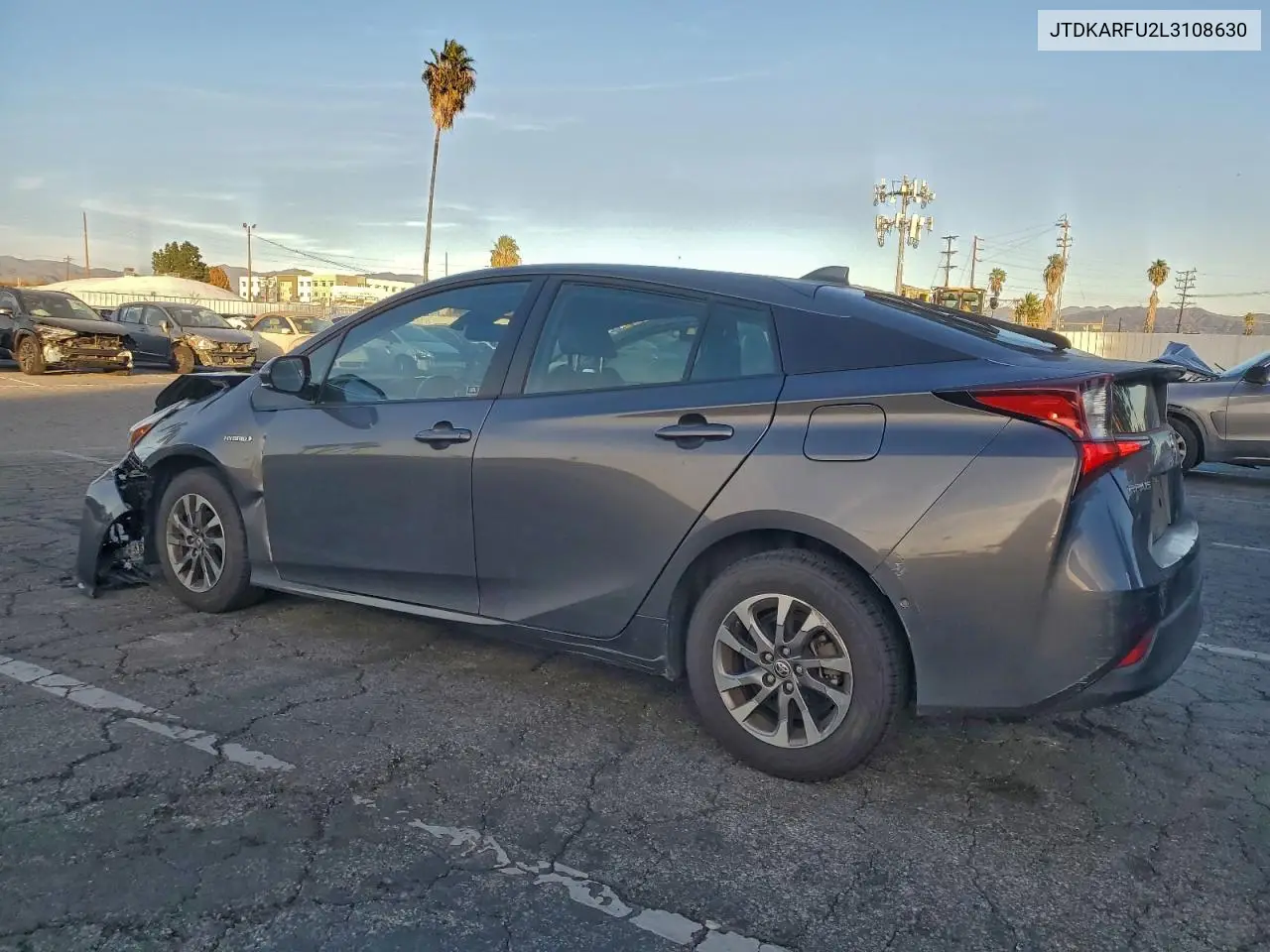 JTDKARFU2L3108630 2020 Toyota Prius L