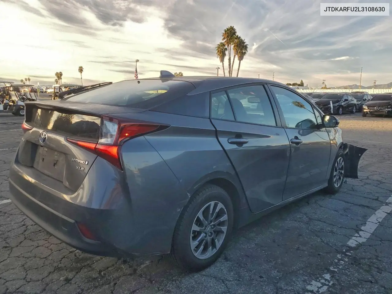 JTDKARFU2L3108630 2020 Toyota Prius L