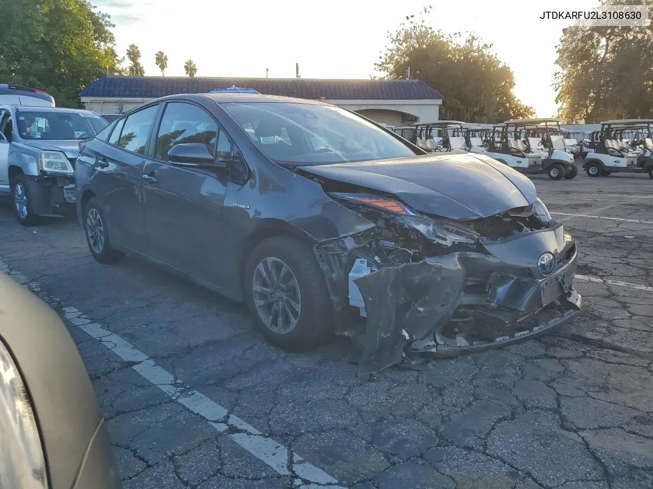 JTDKARFU2L3108630 2020 Toyota Prius L