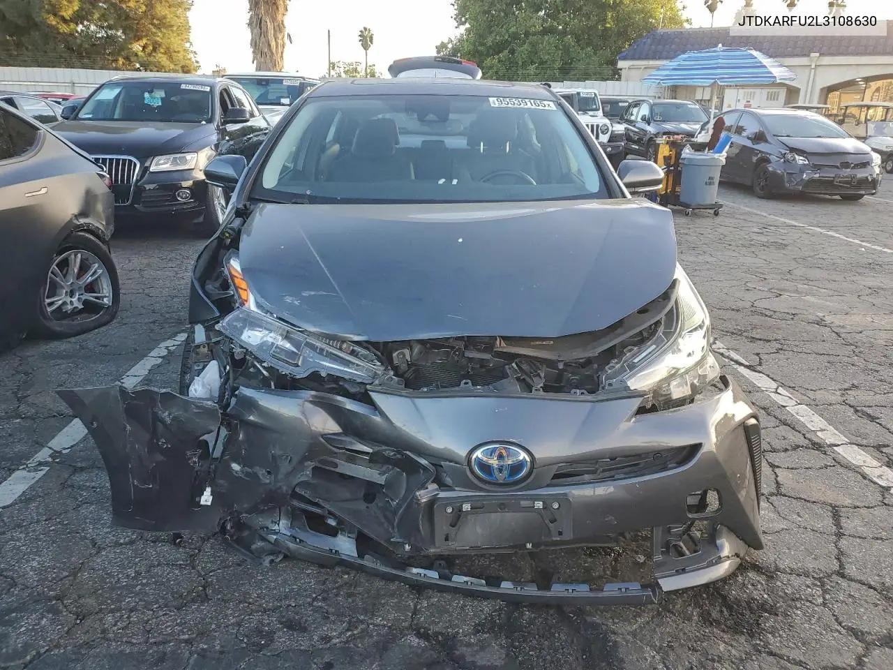 JTDKARFU2L3108630 2020 Toyota Prius L