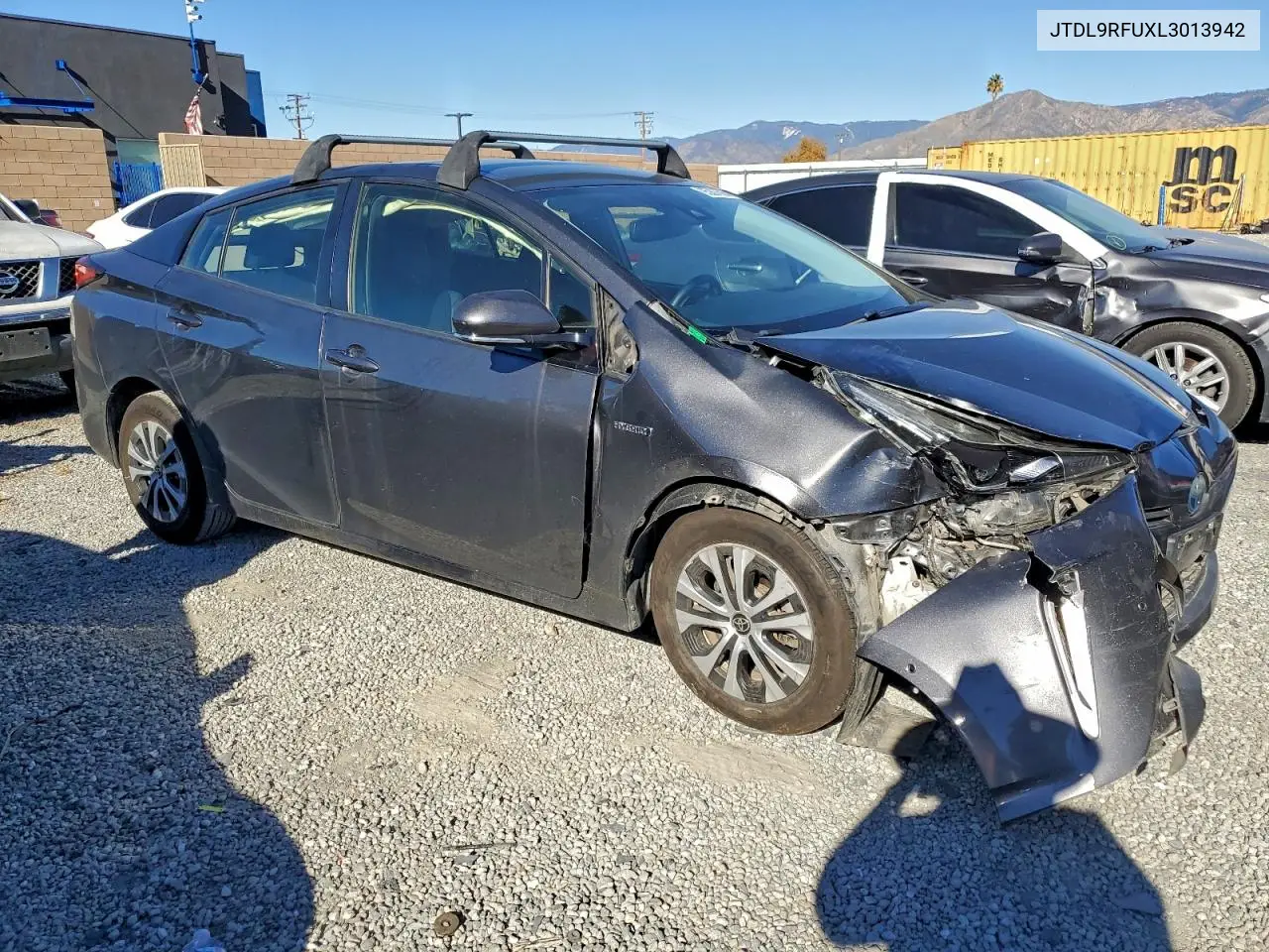 JTDL9RFUXL3013942 2020 Toyota Prius Le