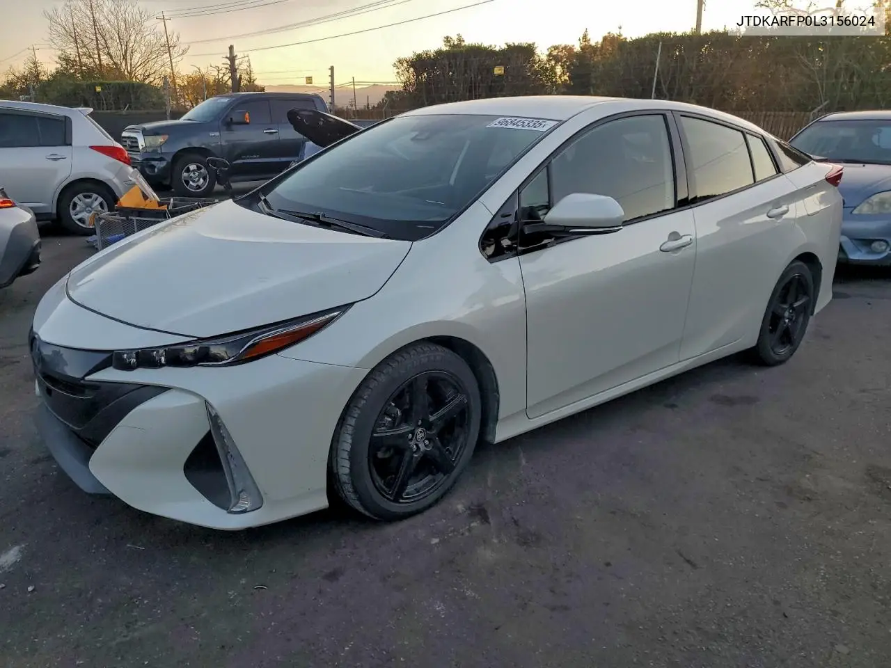 JTDKARFP0L3156024 2020 Toyota Prius Prime Le