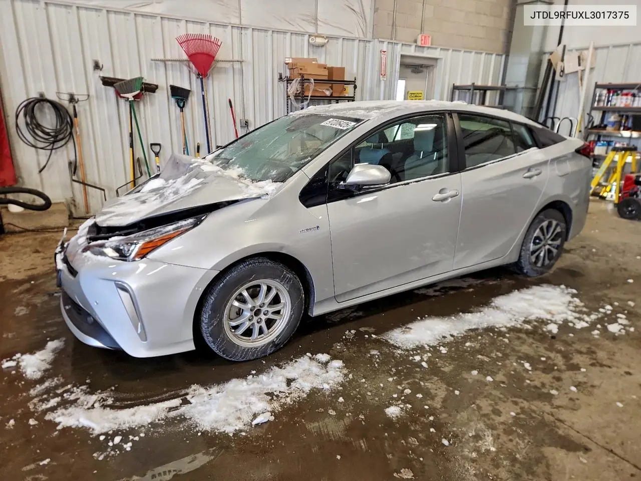 JTDL9RFUXL3017375 2020 Toyota Prius Le
