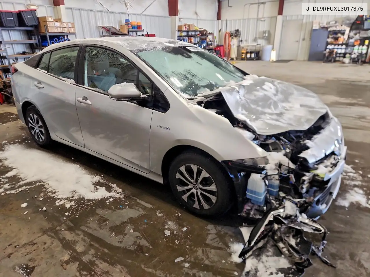 JTDL9RFUXL3017375 2020 Toyota Prius Le