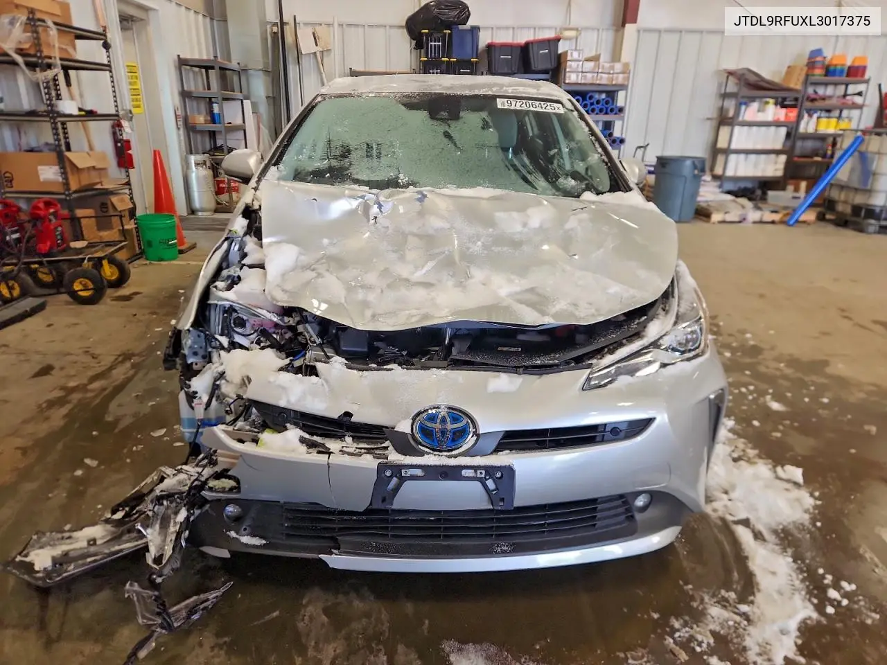 JTDL9RFUXL3017375 2020 Toyota Prius Le