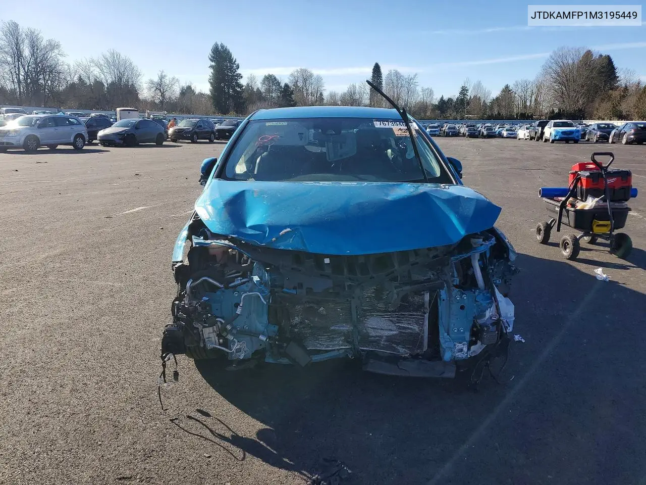 JTDKAMFP1M3195449 2021 Toyota Prius Prime Xle
