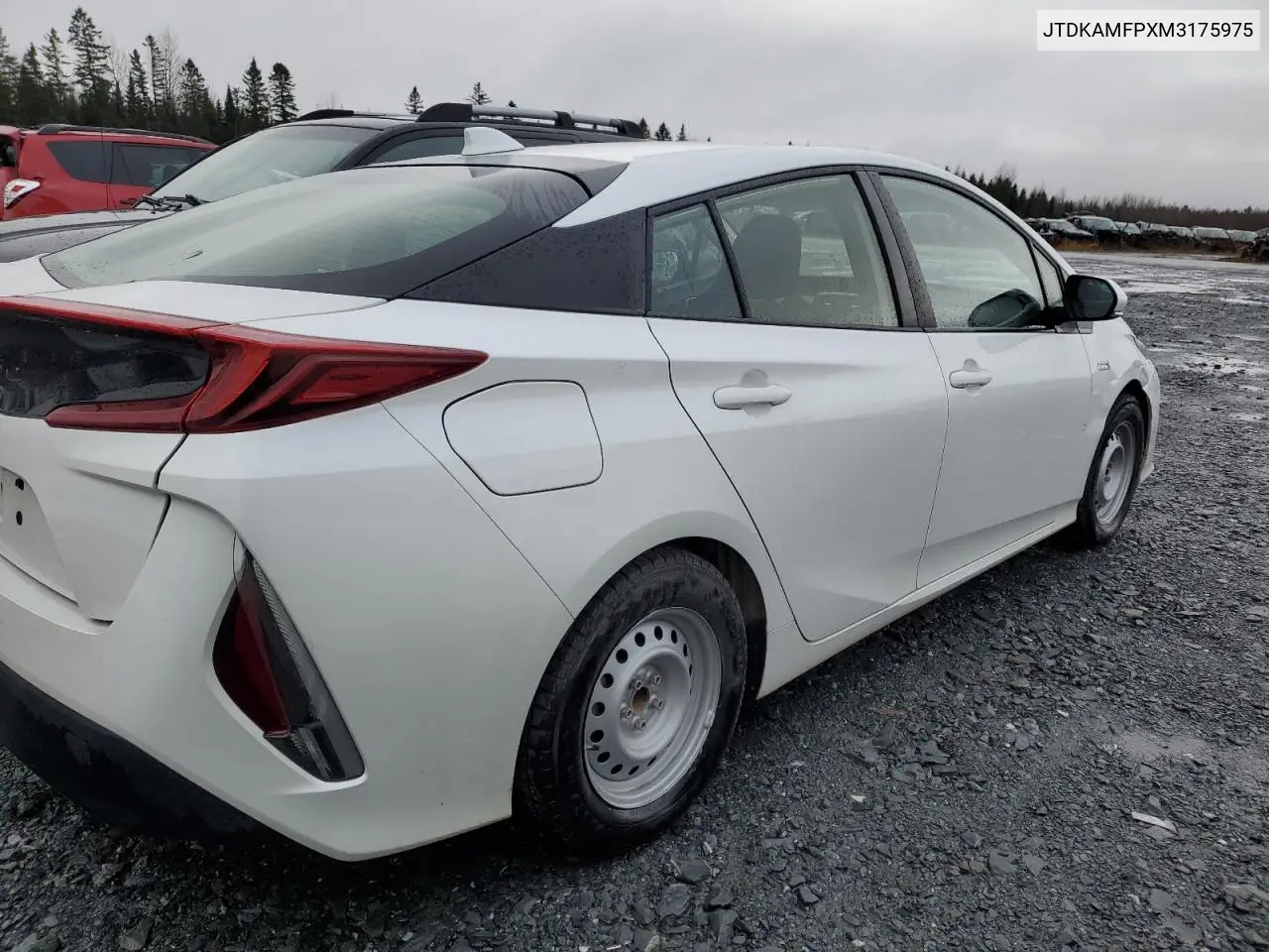 JTDKAMFPXM3175975 2021 Toyota Prius Prime Le