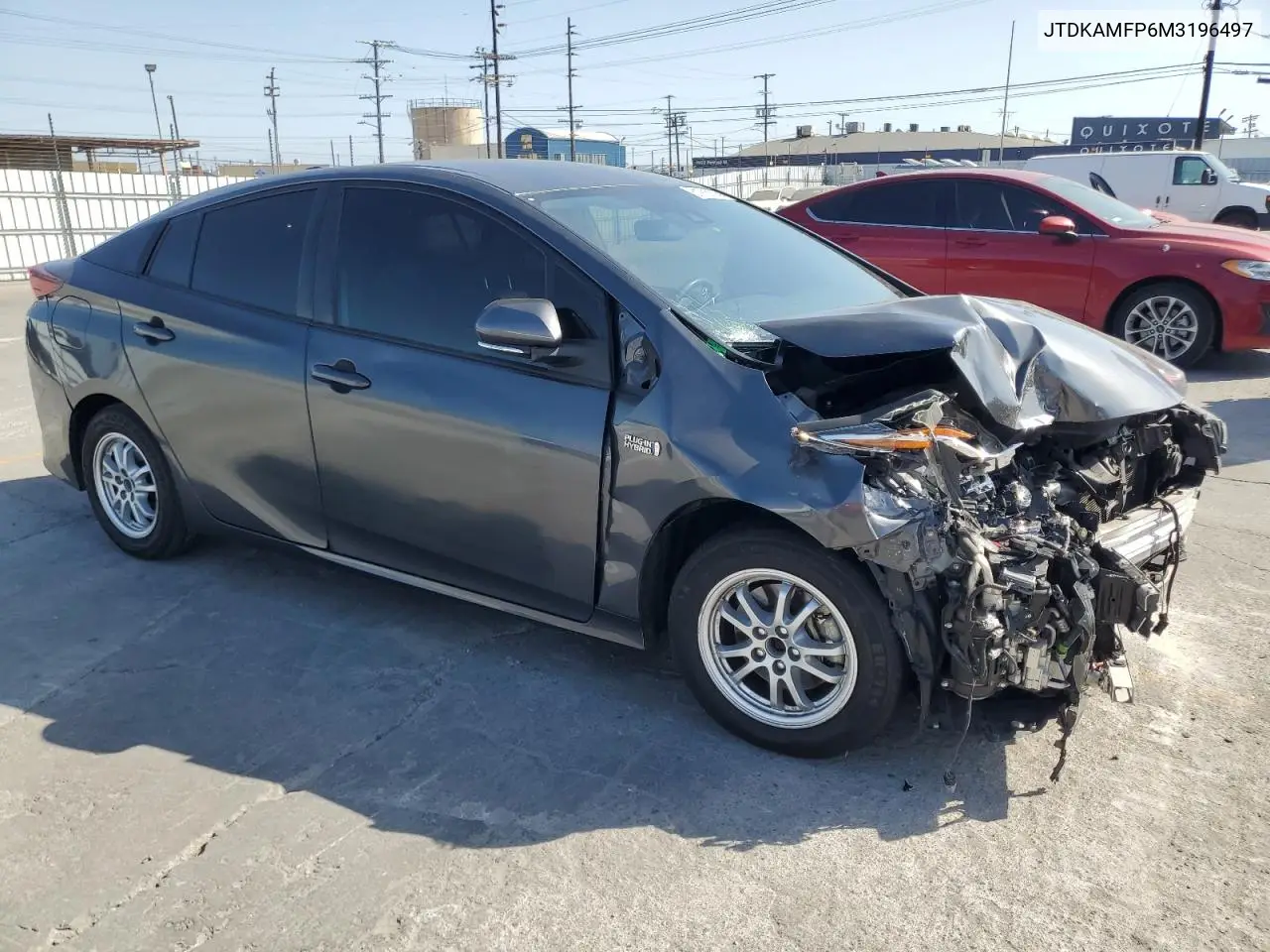 JTDKAMFP6M3196497 2021 Toyota Prius Prime Le