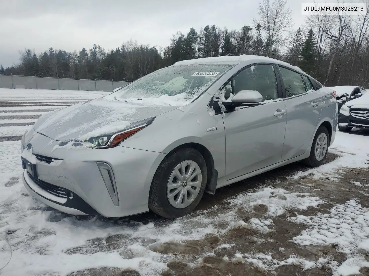 JTDL9MFU0M3028213 2021 Toyota Prius Le