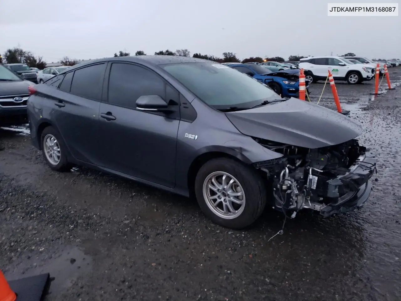 JTDKAMFP1M3168087 2021 Toyota Prius Prime Le