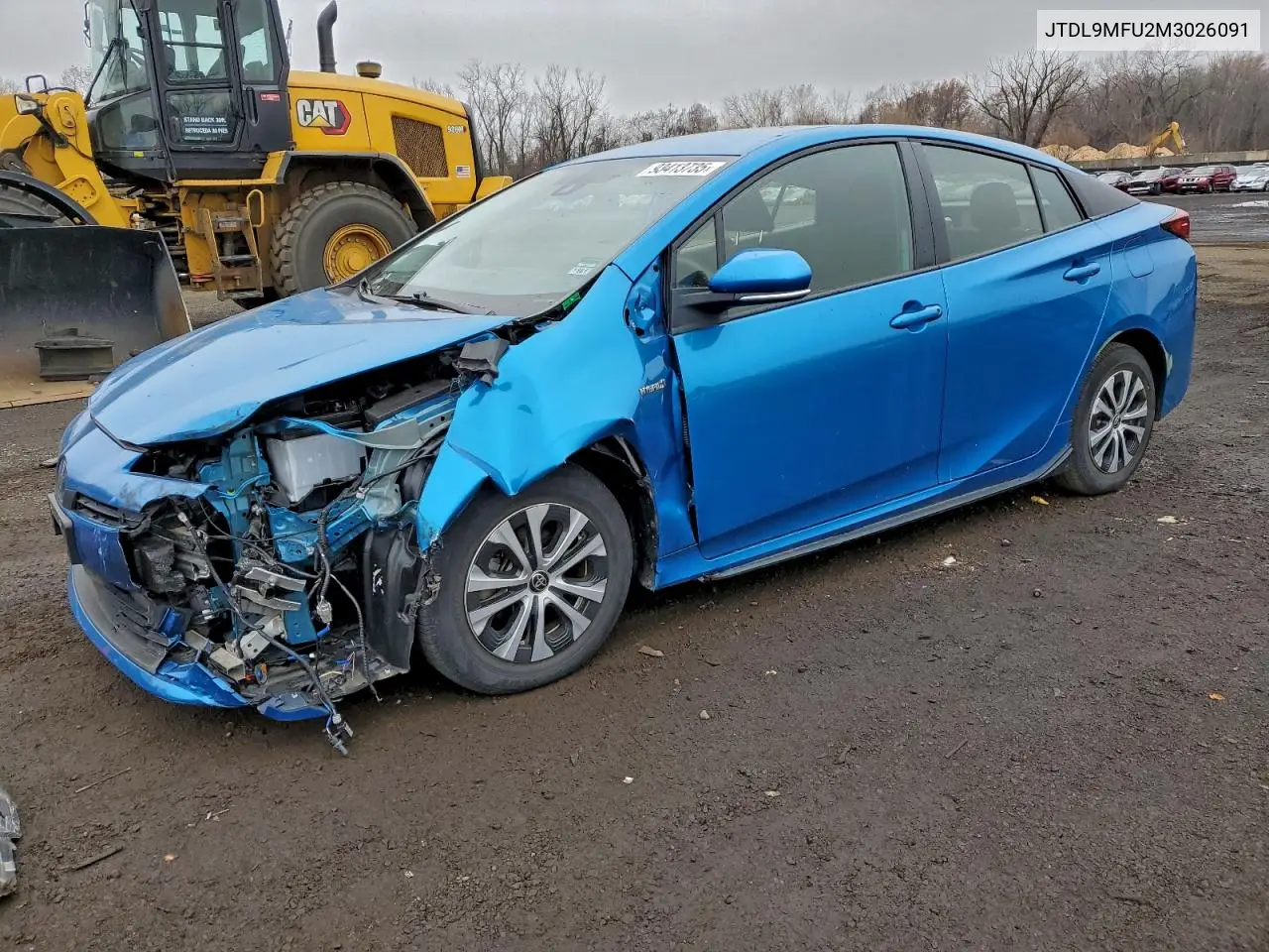 JTDL9MFU2M3026091 2021 Toyota Prius Le