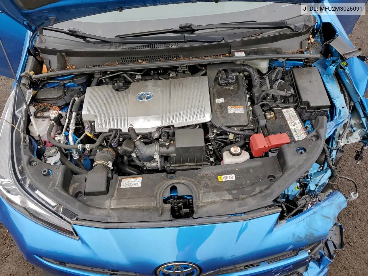 JTDL9MFU2M3026091 2021 Toyota Prius Le