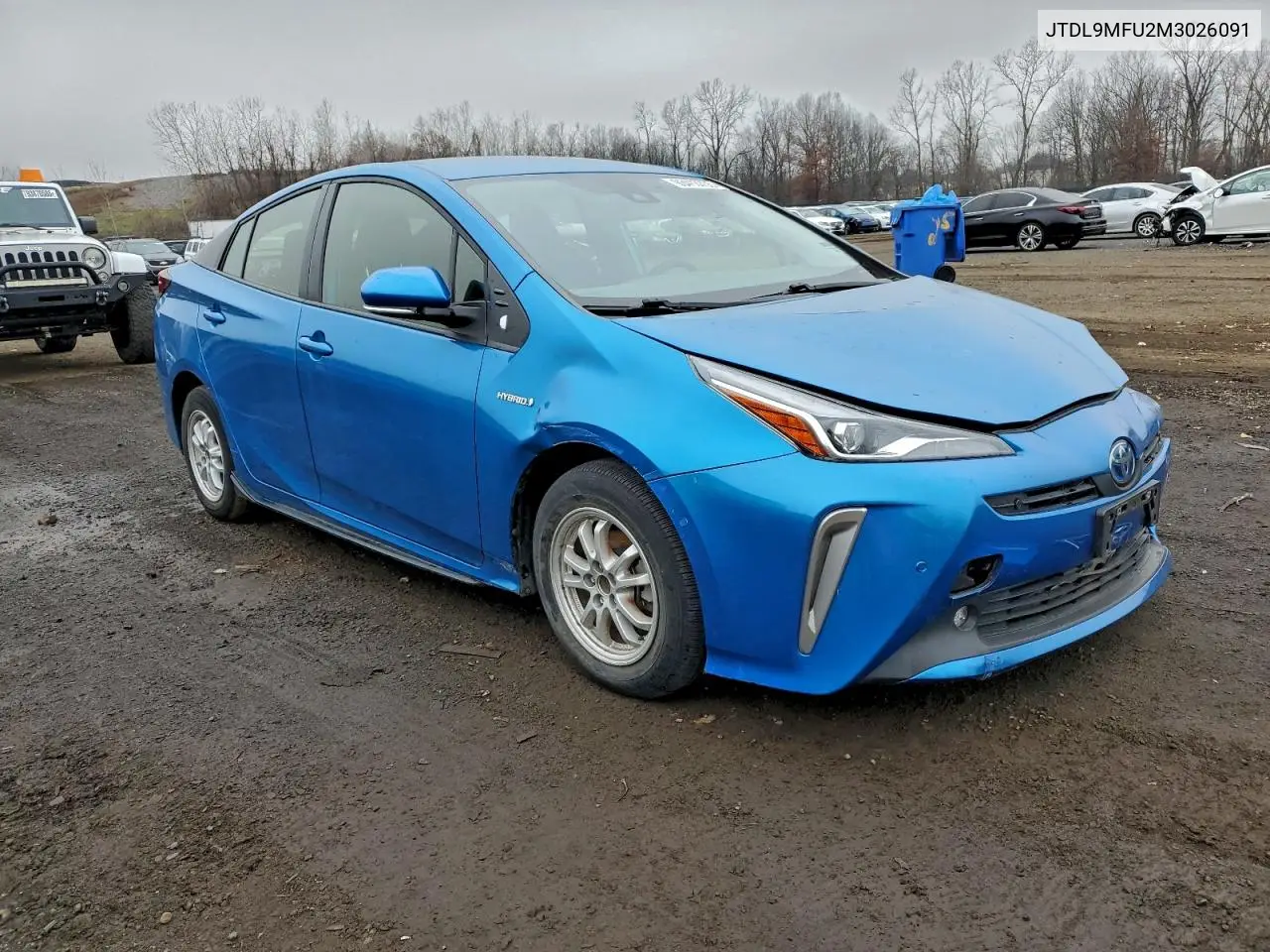 JTDL9MFU2M3026091 2021 Toyota Prius Le