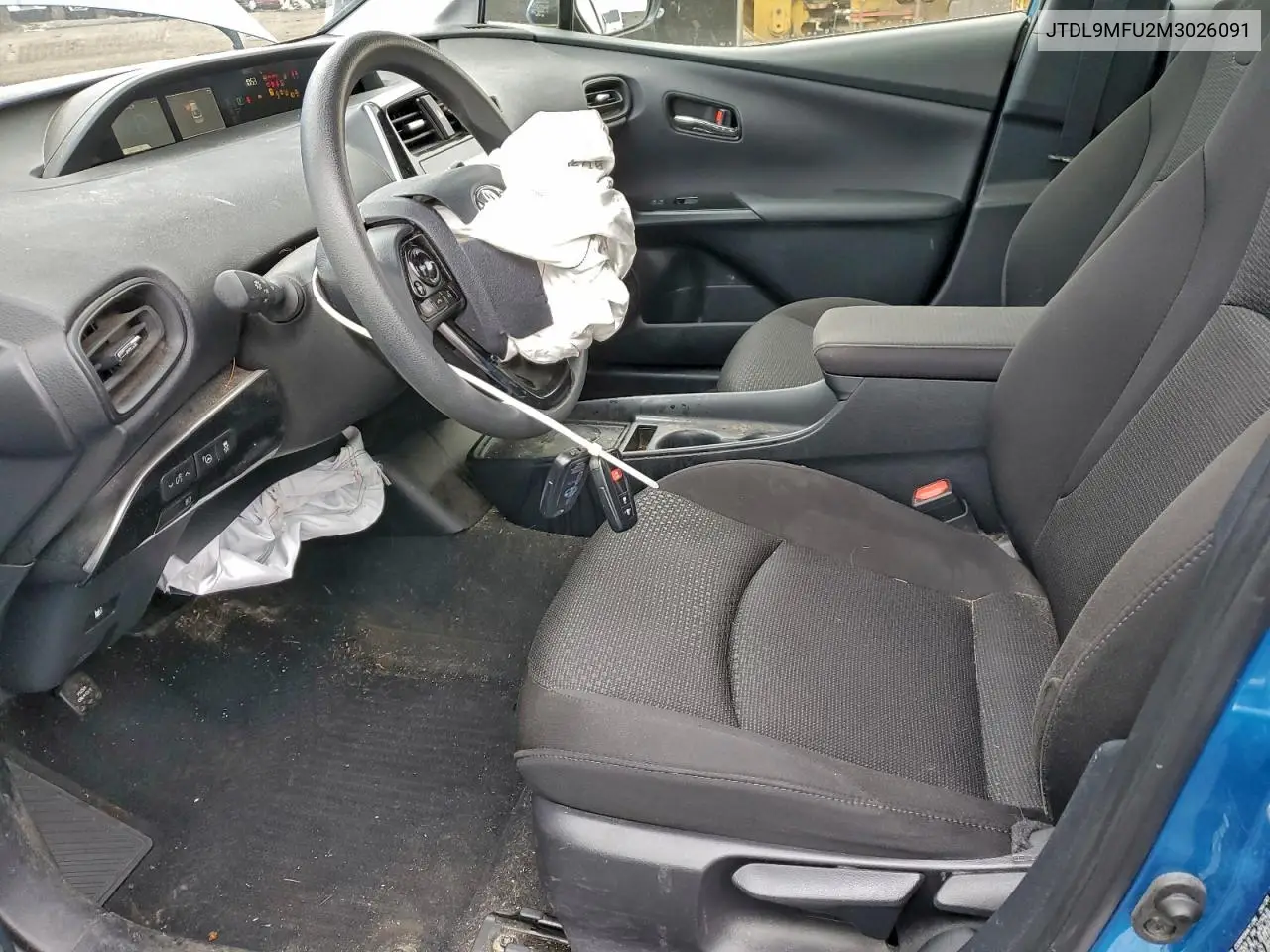 JTDL9MFU2M3026091 2021 Toyota Prius Le