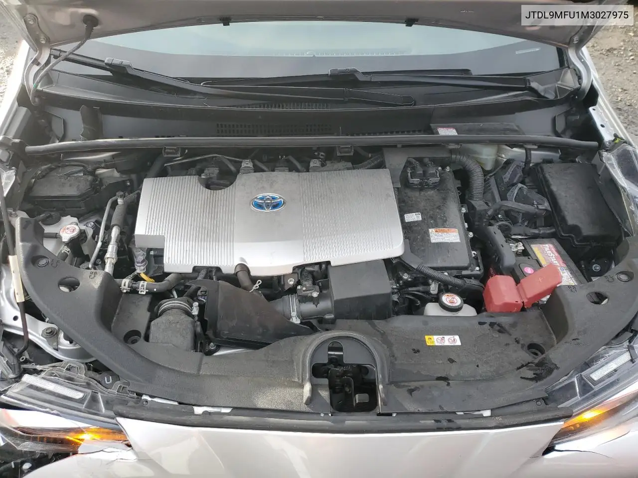 JTDL9MFU1M3027975 2021 Toyota Prius Le
