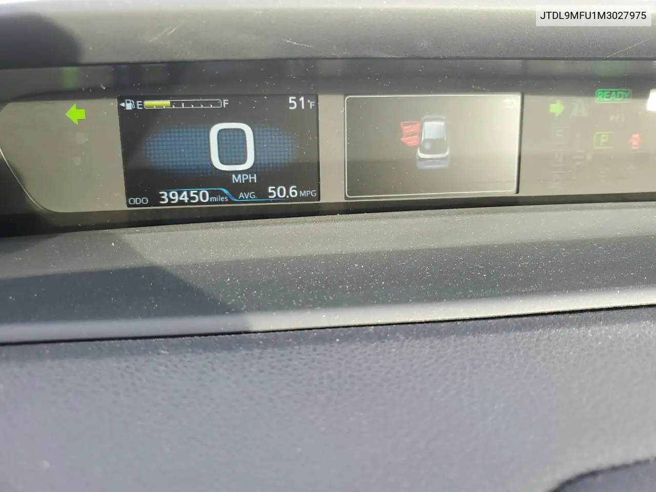 JTDL9MFU1M3027975 2021 Toyota Prius Le