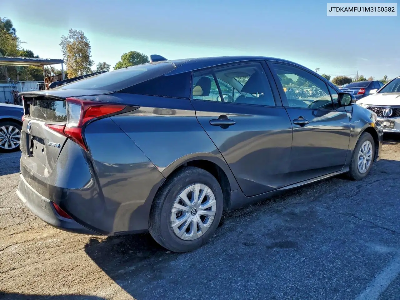 JTDKAMFU1M3150582 2021 Toyota Prius Special Edition